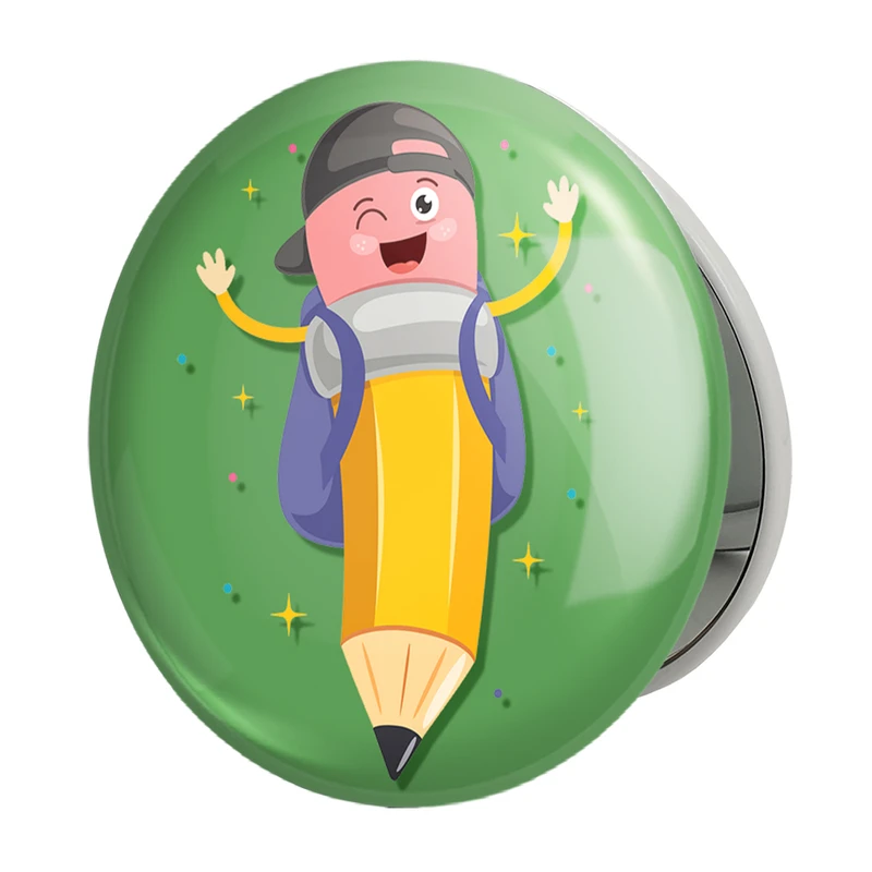 آینه جیبی خندالو طرح بازگشت به مدرسه مدل تاشو کد 30043