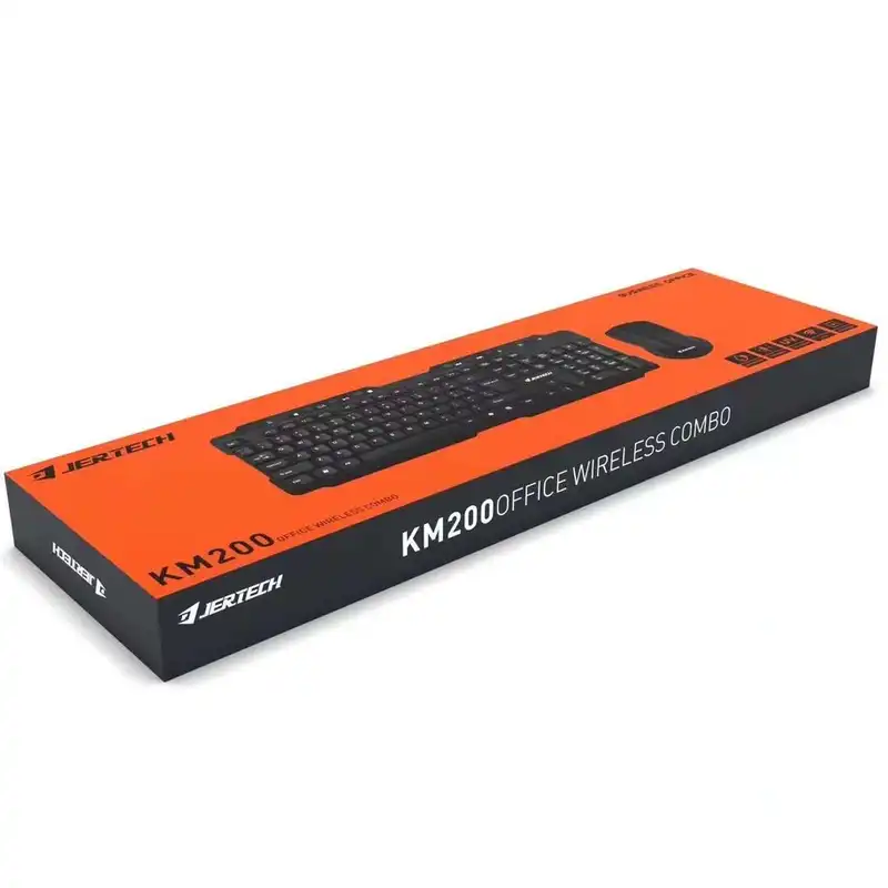 کیبورد و موس بی سیم جرتک مدل KM200