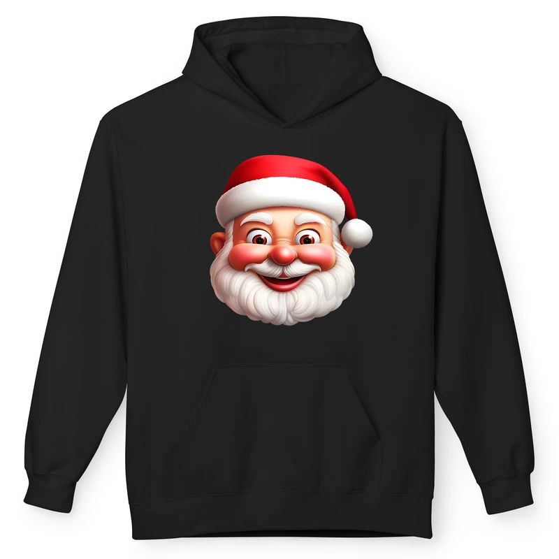 هودی مردانه پاد آفرین مدل کریسمس کد 06 طرح بابانوئل 