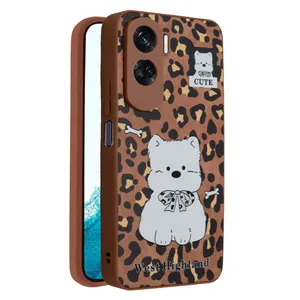 Westie Leopard Case For Honor 90 Lite