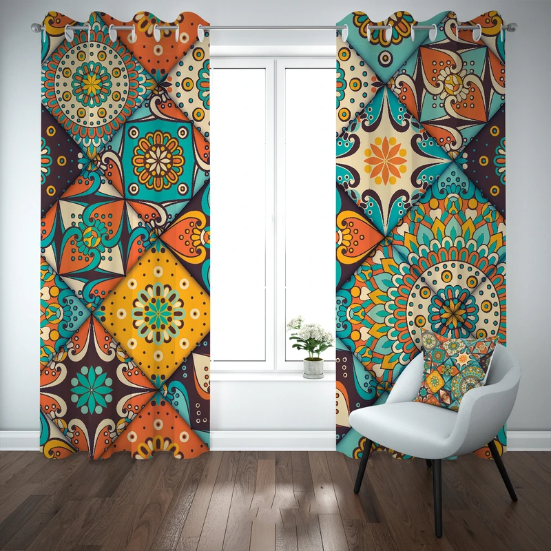 پرده مدل b2597 سایز 140×280 سانتی متر