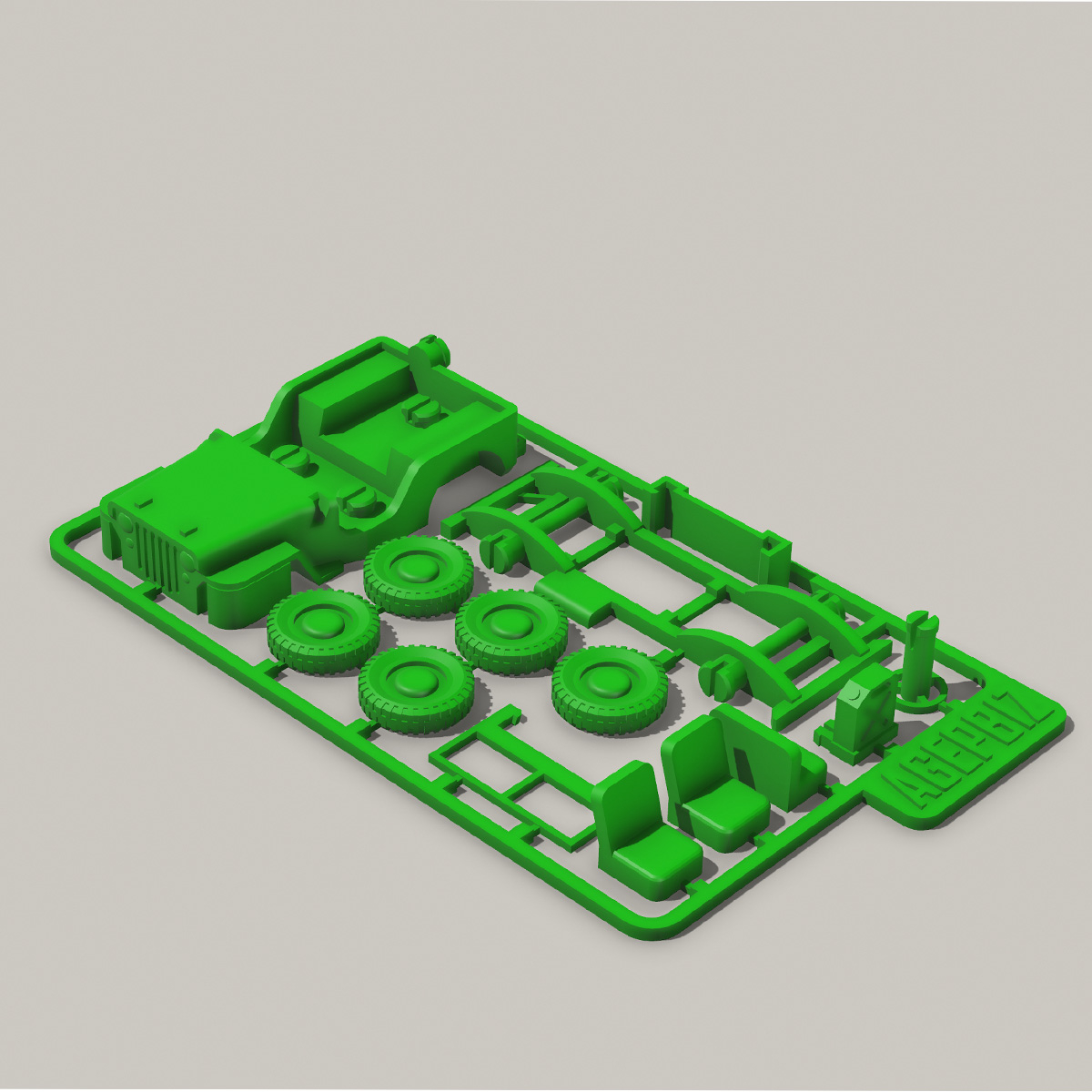 ساختنی مدل جیپ