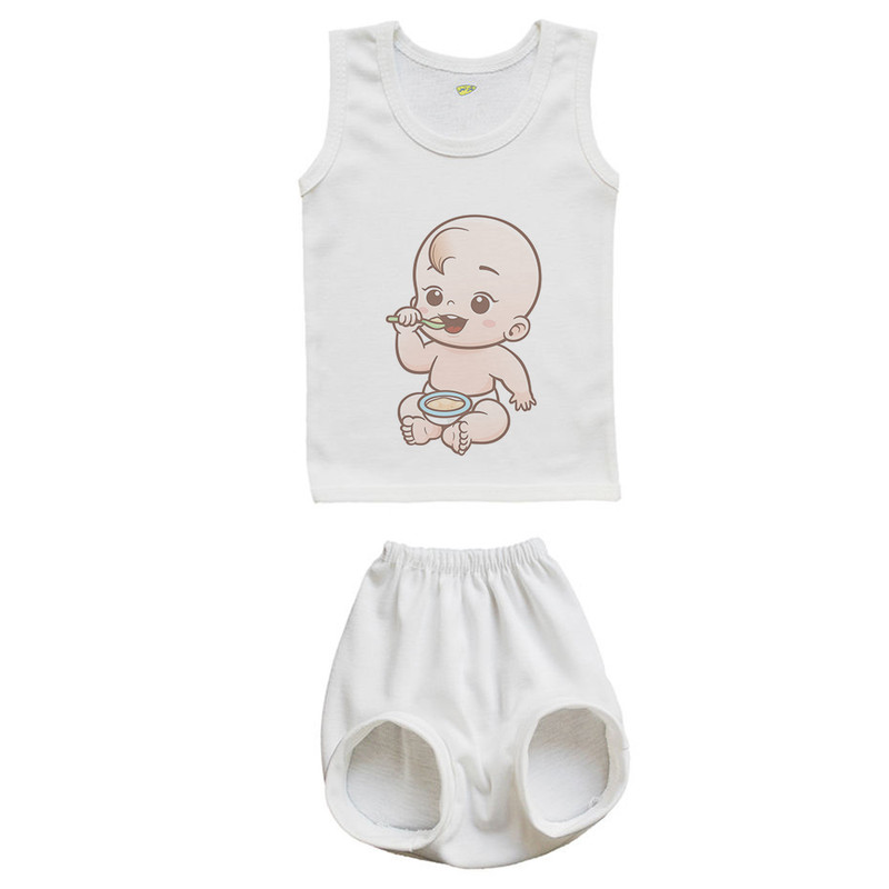 ست تاپ و شورت نوزادی کارانس مدل SS-3280