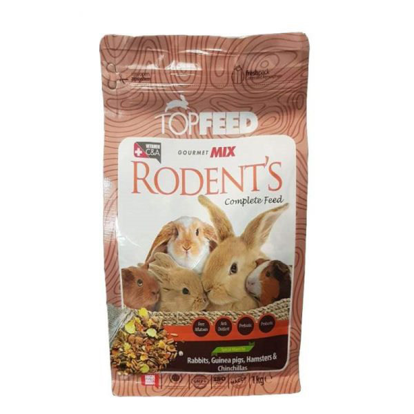 غذای خشک جوندگان تاپ فید مدل آجیلی وزن 1 کیلوگرم