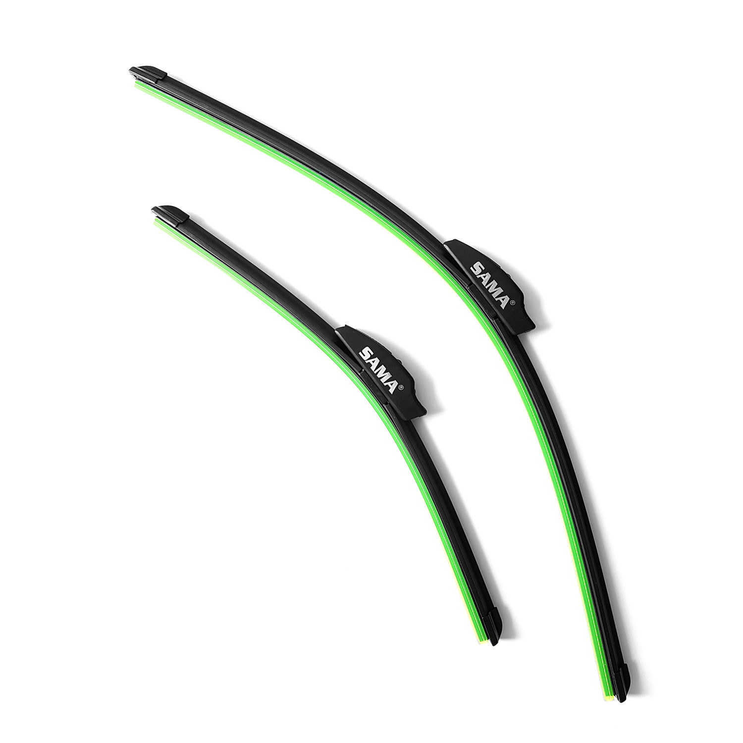 تیغه برف پاک کن ساما وایپر بلید مدل فلت مناسب برای آریو زوتی 300 بسته دو عددی