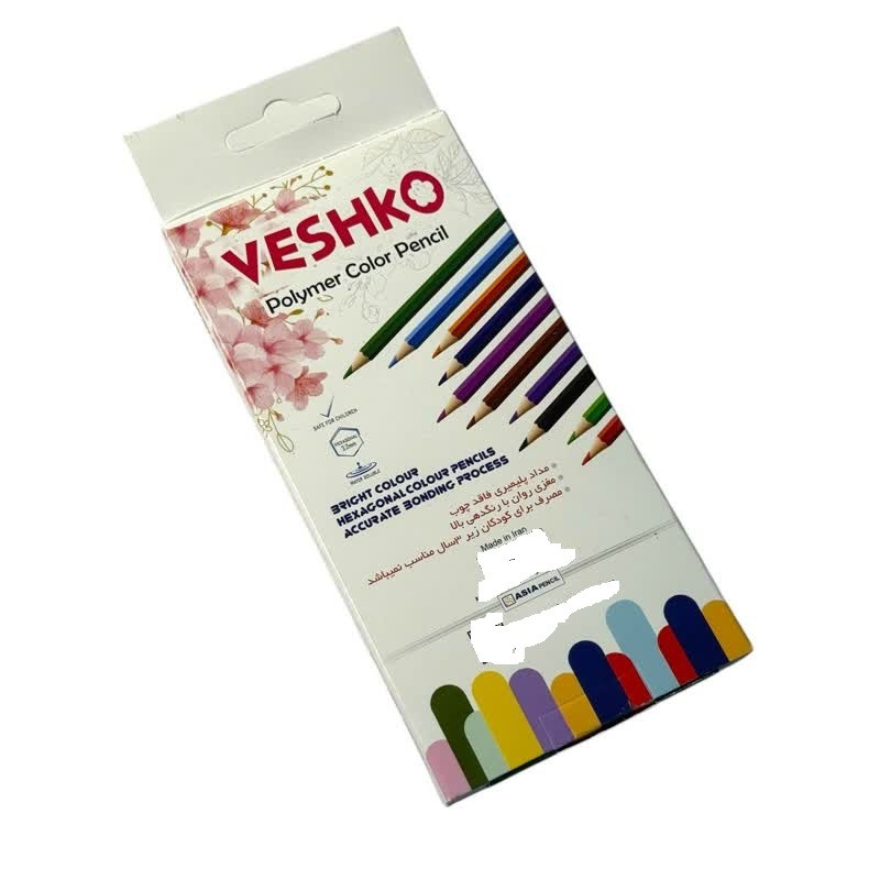 مداد رنگی 12 رنگ وشکو کد 2317