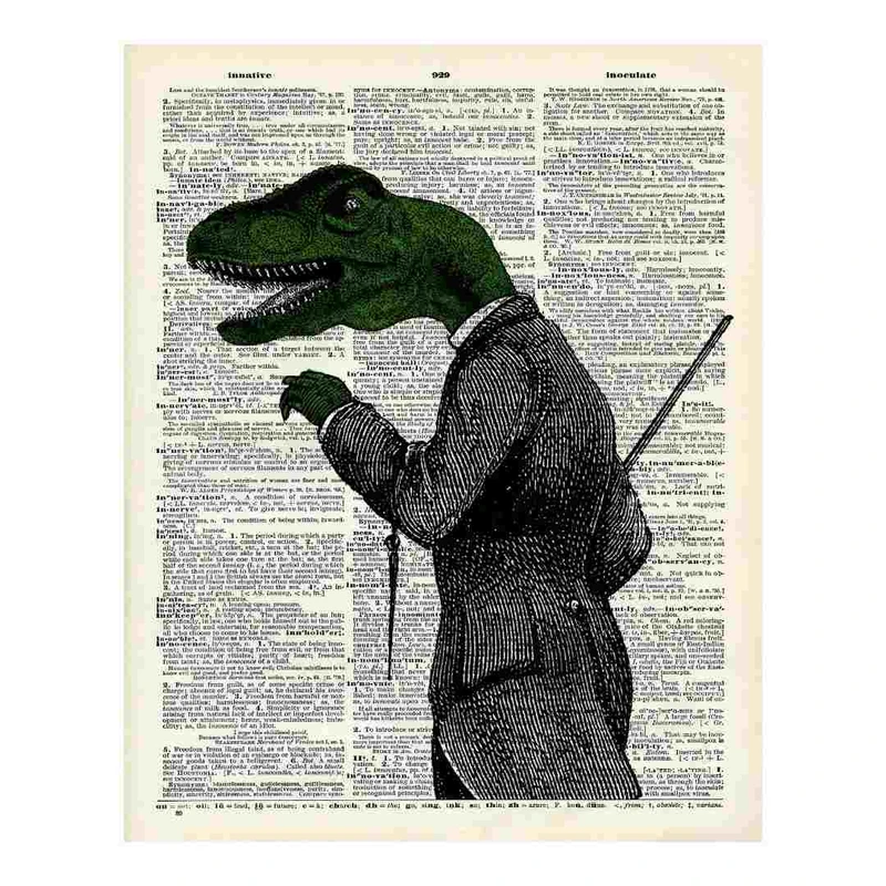 پوستر مدل دایناسور ارباب مودب