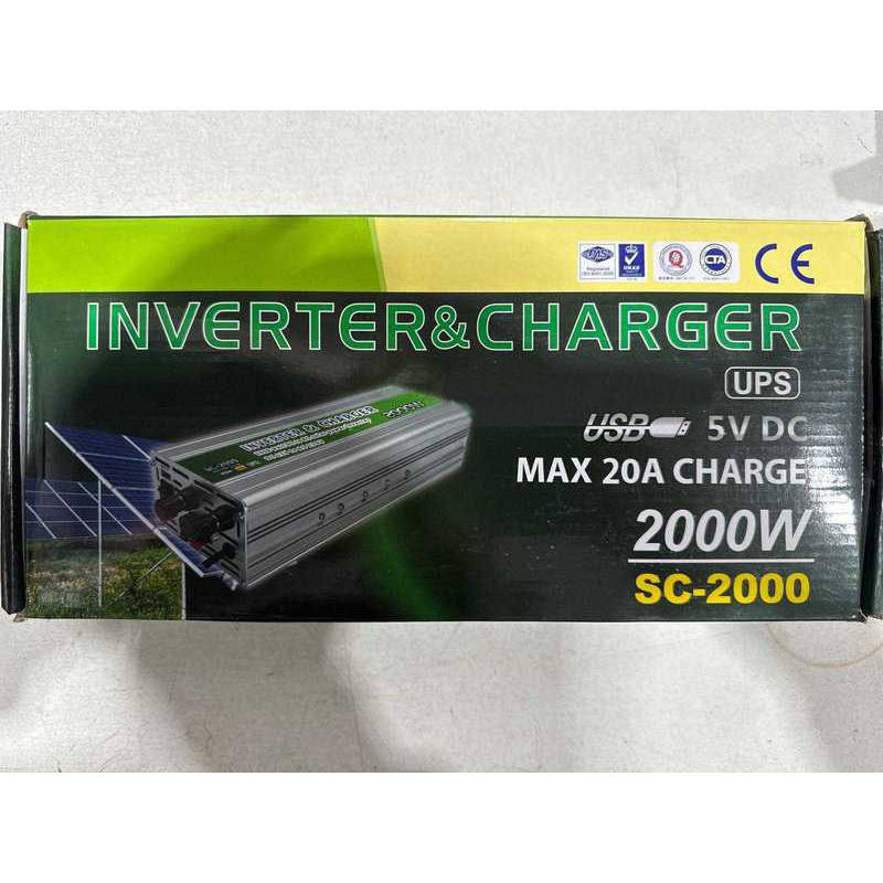 اینورتر و شارژر مدل SC-2000 ظرفیت 2000 وات
