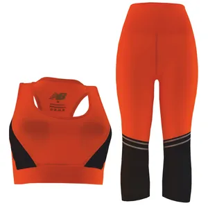 ست نیم تنه و شلوارک ورزشی زنانه مدل 129 A