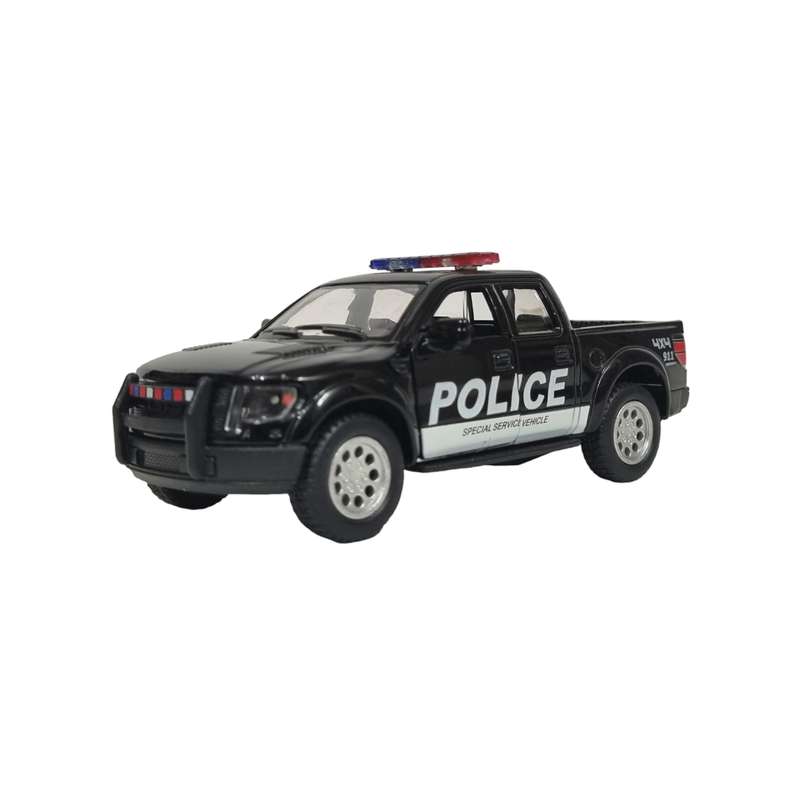 ماشین بازی کینزمارت مدل Ford F-150 SVT Raptor 2013 Police ماشین بازی کینزمارت مدل Ford F-150 SVT Raptor 2013 Police