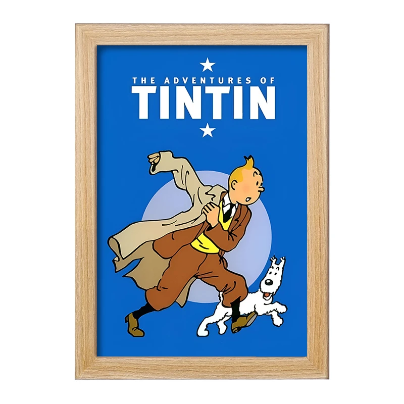 تابلو خندالو مدل تن تن (Tintin) کد F10336