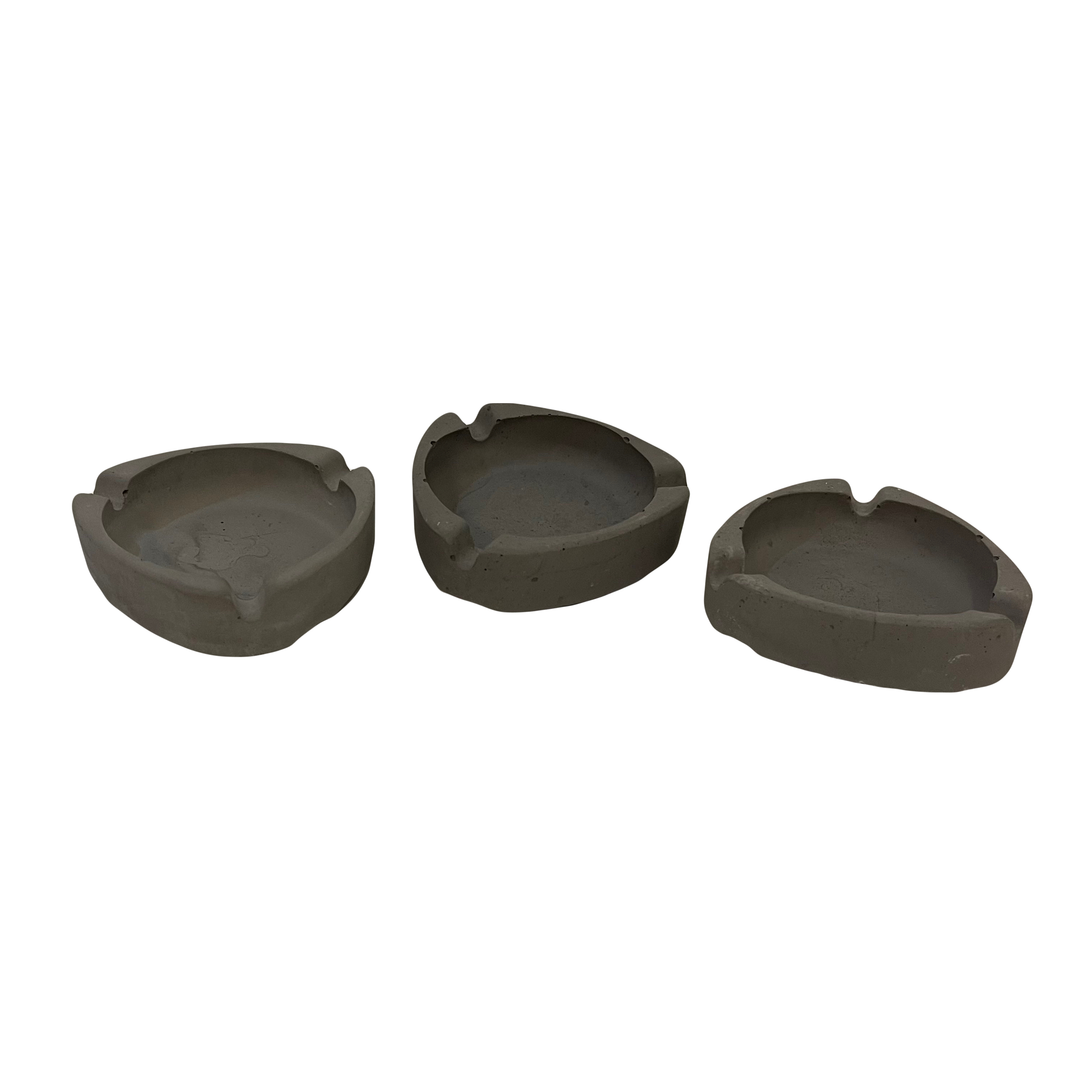 زیر سیگاری مدل ساده کد M307 بسته 3 عددی