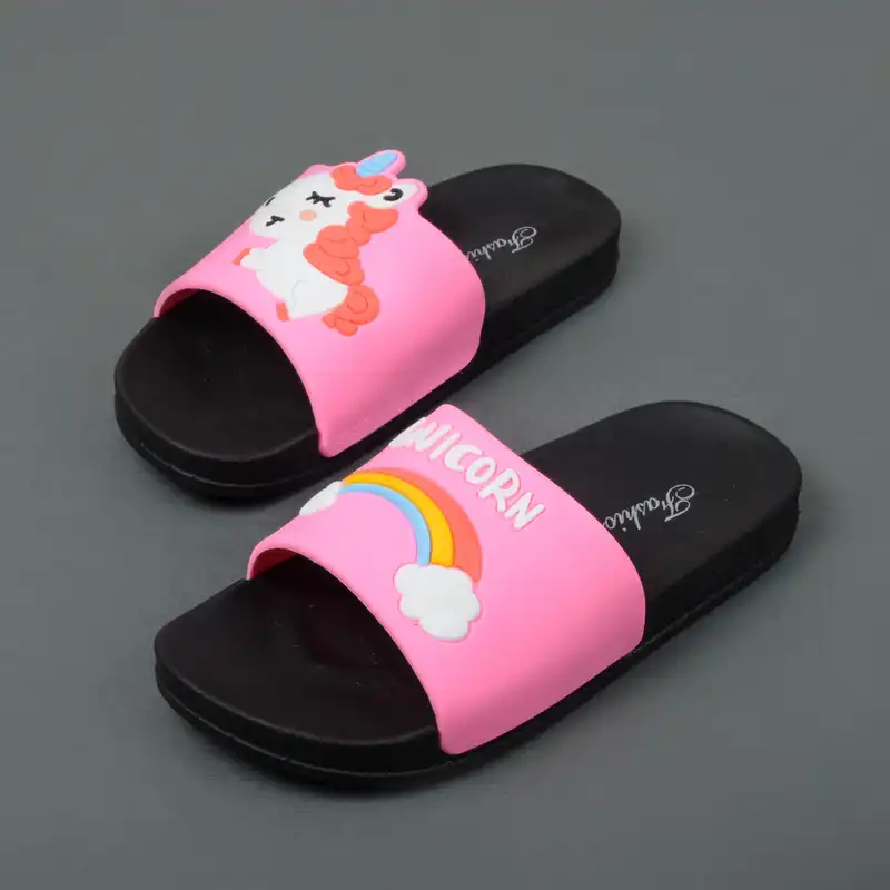 دمپایی دخترانه نیکتا مدل یونیکورن کد PK.3365