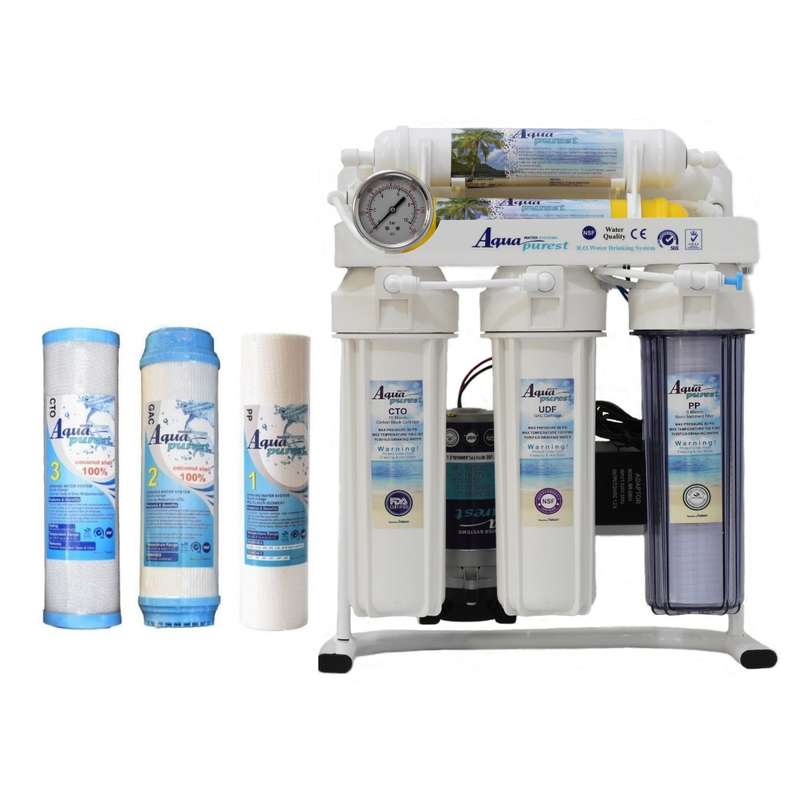 دستگاه تصفیه کننده آب آکوا پیورست مدل ALKALINE 7033 به همراه فیلتر تصفیه آب مجموعه 3 عددی دستگاه تصفیه کننده آب آکوا پیورست مدل ALKALINE 7033 به همراه فیلتر تصفیه آب مجموعه 3 عددی