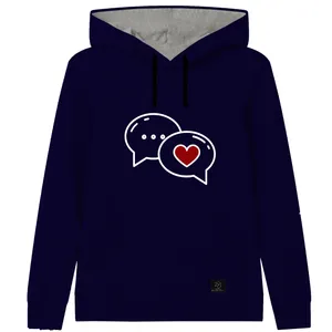 هودی دخترانه 27 مدل مکالمه کد Z10 رنگ سرمه ای 