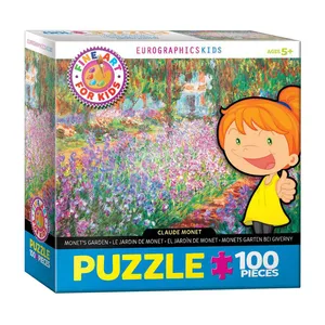 پازل 100 تکه یوروگرافیکس پازلز مدل Garden كد 4908-6100