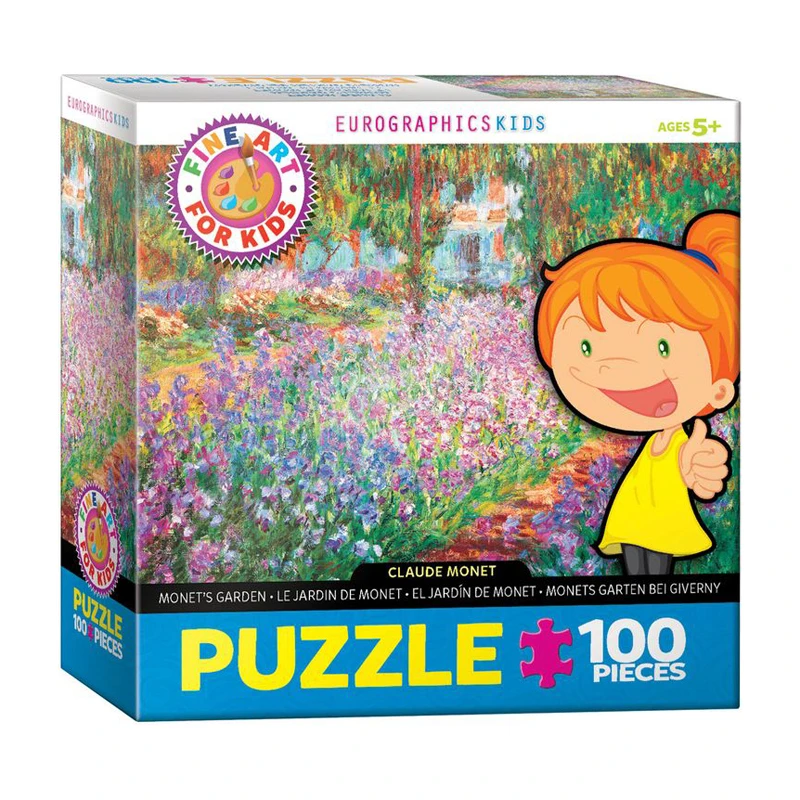 پازل 100 تکه یوروگرافیکس پازلز مدل Garden كد 4908-6100