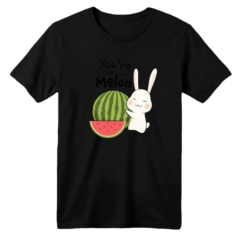 تی شرت آستین کوتاه بچگانه مدل خرگوش یلدایی کد 3