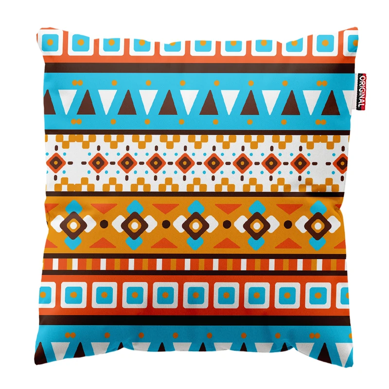 کوسن پاد آفرین مدل بوهو آفریقایی کد PK403670 سایز 40*40 سانتی متر