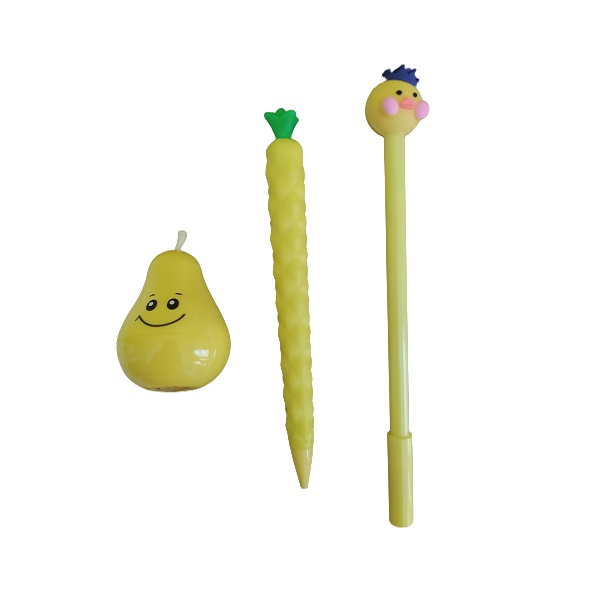 روان نویس مدل فانتزی کد 108 به همراه مداد نوکی و تراش