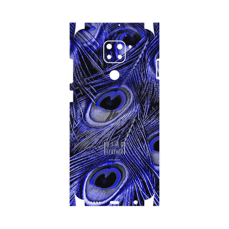 برچسب پوششی ماهوت مدل Purple Feather-FullSkin مناسب برای گوشی موبایل شیائومی Redmi Note 9