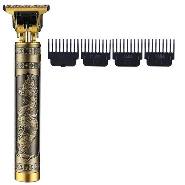 ماشین اصلاح موی سر و صورت مدل VINTAGE، اصلاح به صورت خط زن، طراحی ارگونومیک، قابلیت اصلاح با شماره صفر، منبع انرژی با باتری، تکنولوژی اصلاح به صورت تریمر، مدت زمان شارژ 120 دقیقه و مدت زمان استفاده پس از شارژ 120 دقیقه