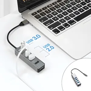 هاب 4 پورت USB-C وان مکس مدل pm-h40
