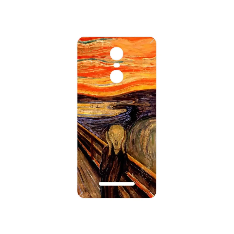 برچسب پوششی ماهوت مدل The Scream of Munch مناسب برای گوشی موبایل شیائومی Redmi Note 3