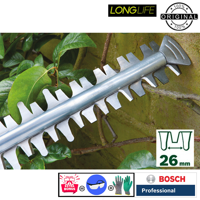 شمشاد زن برقی بوش مدل Universal HedgeCut 50 + Gardening glasses and gloves