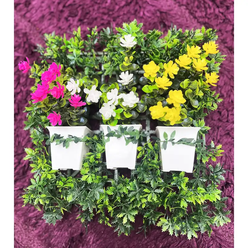 دیوارپوش مدل سه گلدان