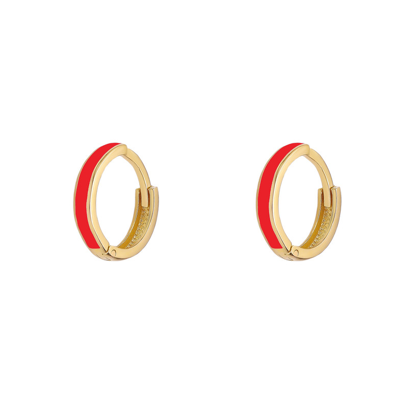 گوشواره کلیپسی طلا 18 عیار زنانه ماوی گالری مدل مینا