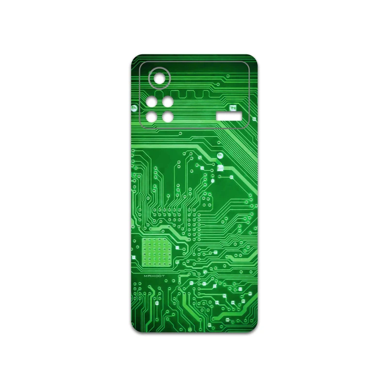 برچسب پوششی ماهوت مدل Green-Printed-Circuit-Board مناسب برای گوشی موبایل شیائومی Poco X4 Pro 5G