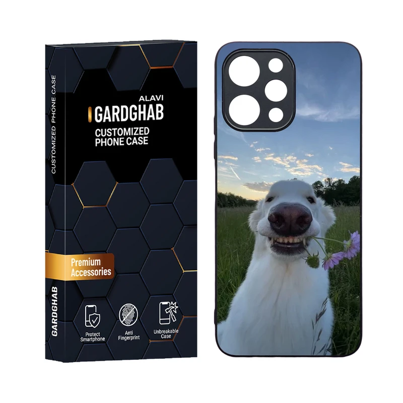 کاور گارد قاب علوی مدل دورژله ای حیوانات مناسب برای گوشی موبایل شیائومی Redmi 12 4G / 12 5G