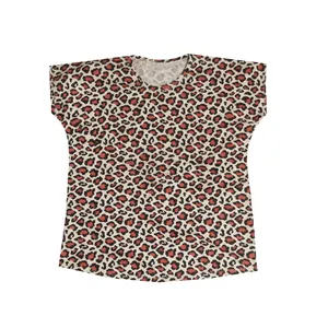 تی‌شرت آستین کوتاه زنانه مدل پلنگی