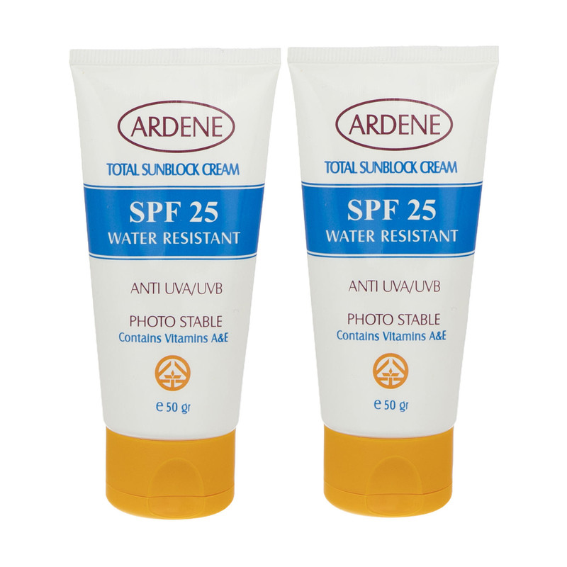کرم ضد آفتاب آردن مدل 25 حجم 50 میلی لیتر مجموعه 2 عددی