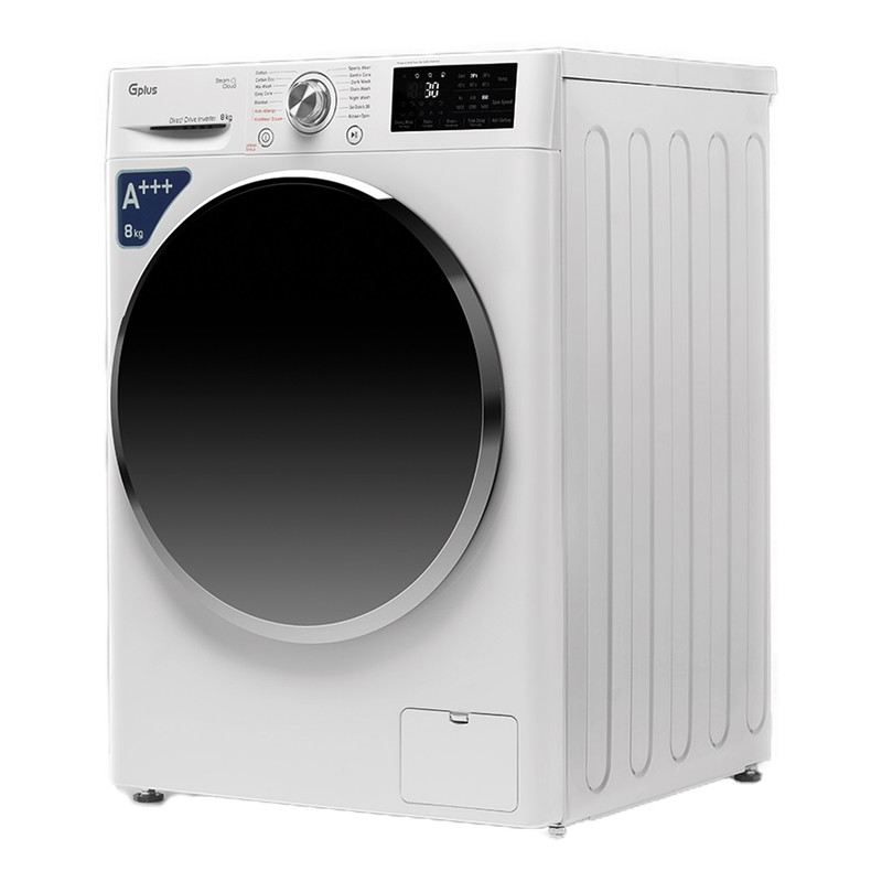 ماشین لباسشویی اتوماتیک جی پلاس مدل GWM-M880W ظرفیت 8 کیلوگرم