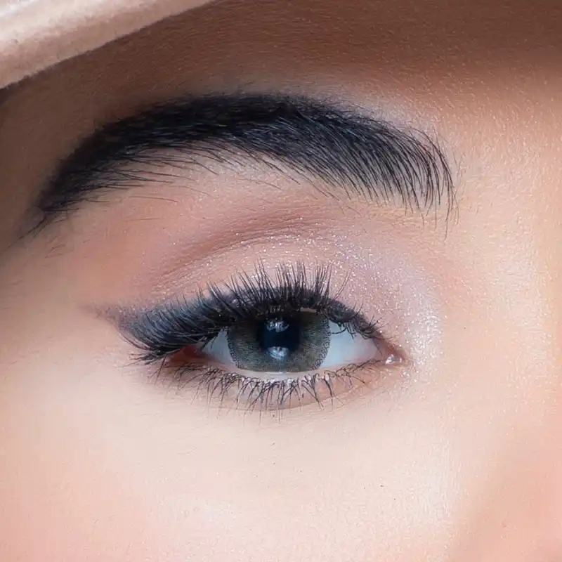 لنز چشم رویال ویژن کد 364 رنگ سبز زیتونی روشن دور دار