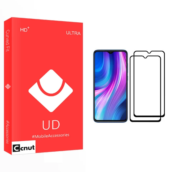محافظ صفحه نمایش کوکونات مدل UD مناسب برای گوشی موبایل شیائومی Redmi Note 8 Pro بسته دو عددی