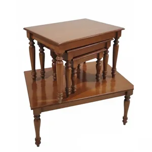 میز پذیرایی مستطیلی مدل خراطی مجموعه چهار عددی