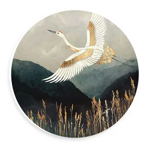   دیوارکوب طرح نقاشی چینی یک حواسیل مدل wtb858