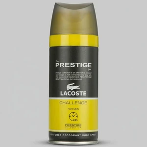 اسپری خوشبو کننده بدن مردانه پرستیژ مدل lacoste challenge حجم 150 میلی لیتر