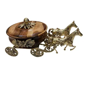 شکلات خوری برنزی مدل درشکه کد A101