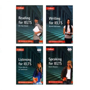 کتاب های Collins for IELTS اثر جمعی از نویسندگان انتشارات زبان مهر 4 جلدی