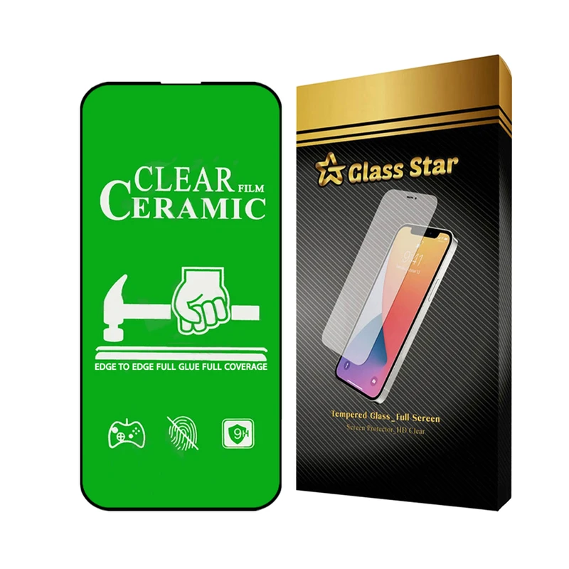 محافظ صفحه نمایش گلس استار مدل CERCLRS مناسب برای گوشی موبایل اپل iPhone 13 Pro / 13 / 14