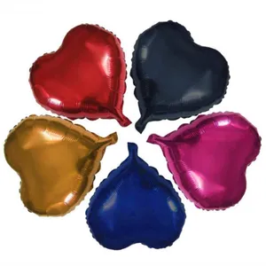 بادکنک فویلی پارتی لند تهران مدل قلب  کد LOVE446 بسته پنج عددی