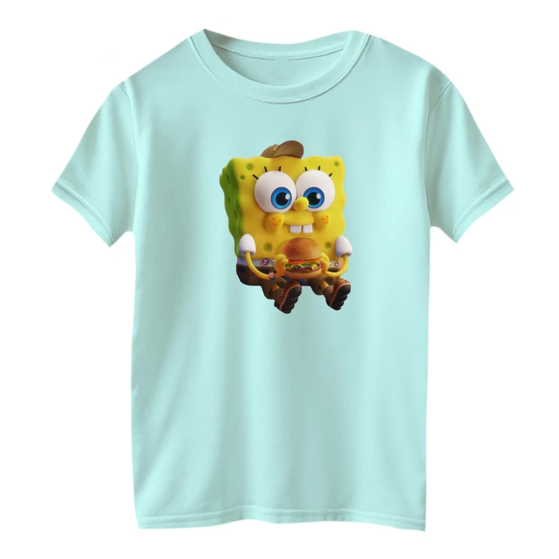 تی شرت آستین کوتاه بچگانه مدل باب اسفنجی کد ۵