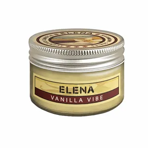شمع لیوانی معطر شمع النا مدل هارمونی 80g با رایحه وانیل زمان اتمام 20 ساعت
