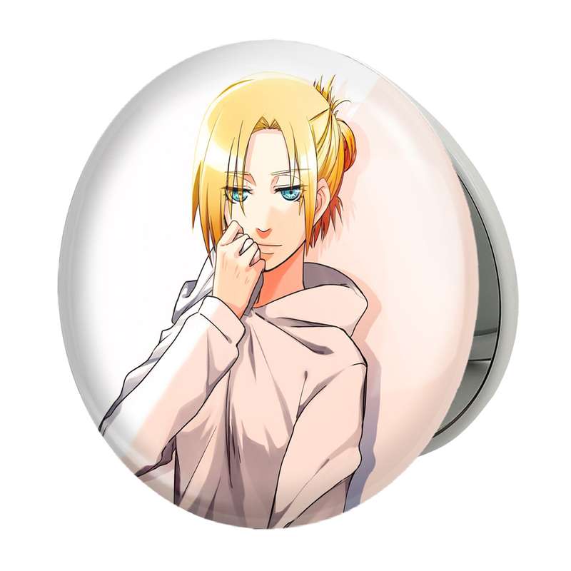 آینه جیبی خندالو طرح کریستا انیمه اتک آن تایتان Attack on Titan مدل تاشو کد 18548 آینه جیبی خندالو طرح کریستا انیمه اتک آن تایتان Attack on Titan مدل تاشو کد 18548