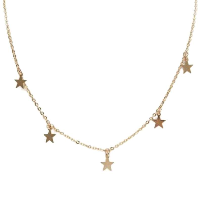 گردنبند زنانه طرح ستاره مدل S1 گردنبند زنانه طرح ستاره مدل S1