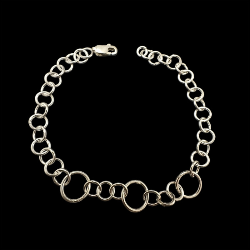 دستبند نقره زنانه مدل 123